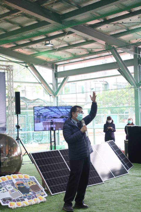 台南率全國之先啟動電力改善工程 並首創太陽能光電打擊練習場