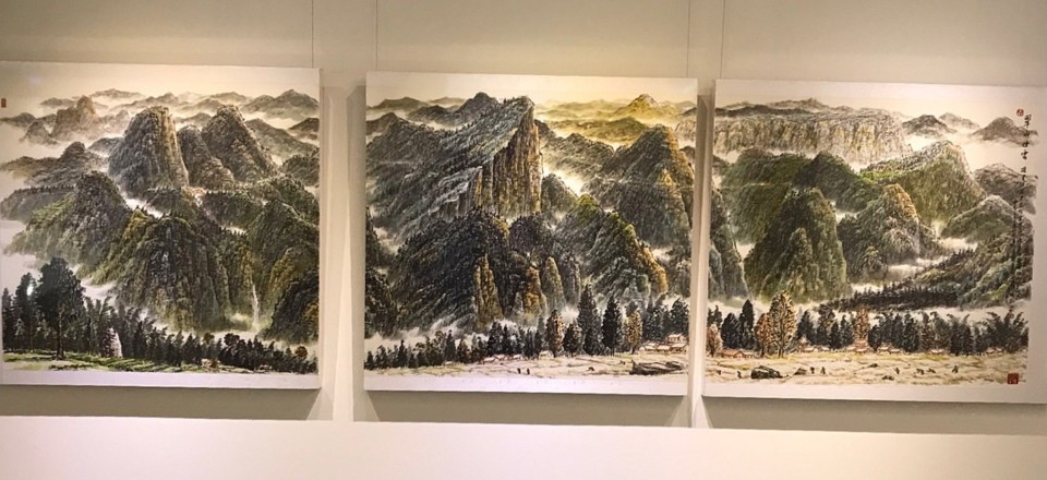 浮生五記-李國聰彩墨創作展　梅嶺美術館展出