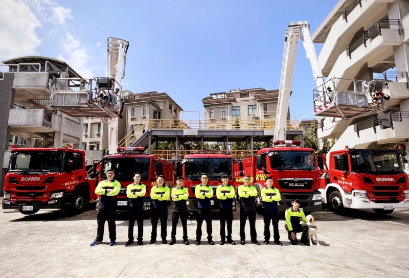 守護民眾生命財產安全　消防署全額補助竹市汰換各式消防車輛
