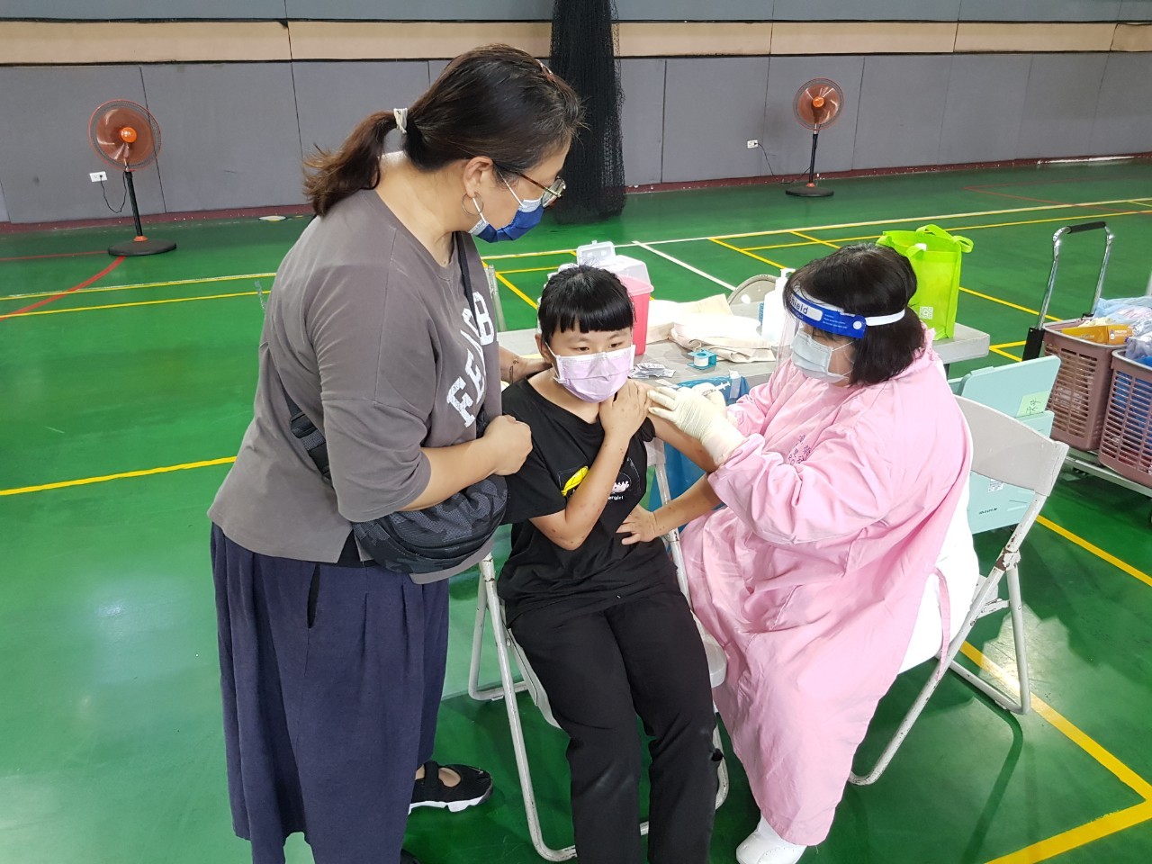 中埔榮協助施打兒童疫苗　疫情升溫防疫強化　