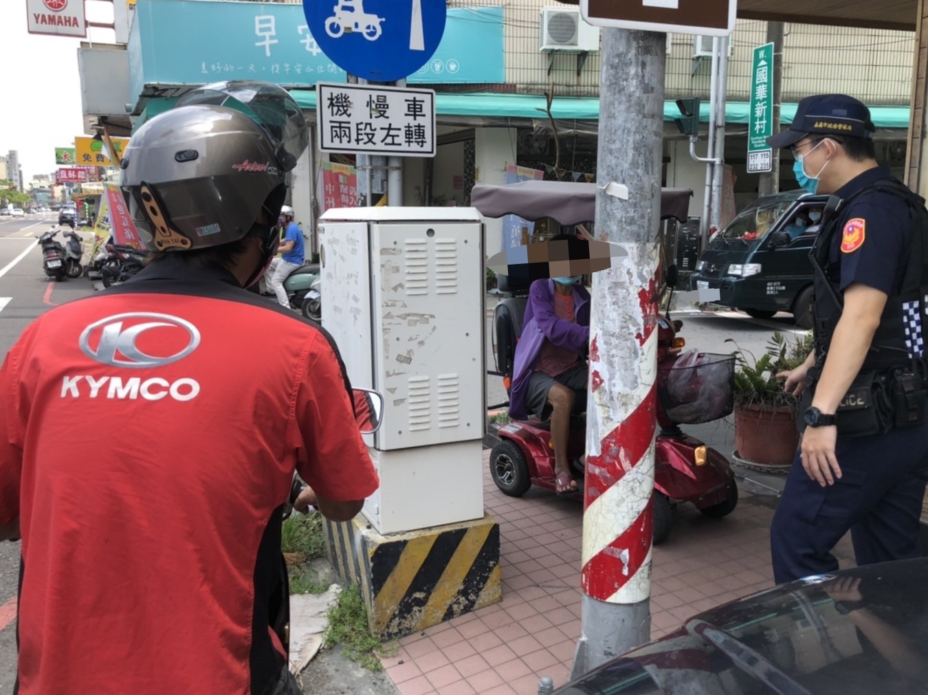 烈日助解拋錨輔助車困境　民眾PO網讚譽北興警