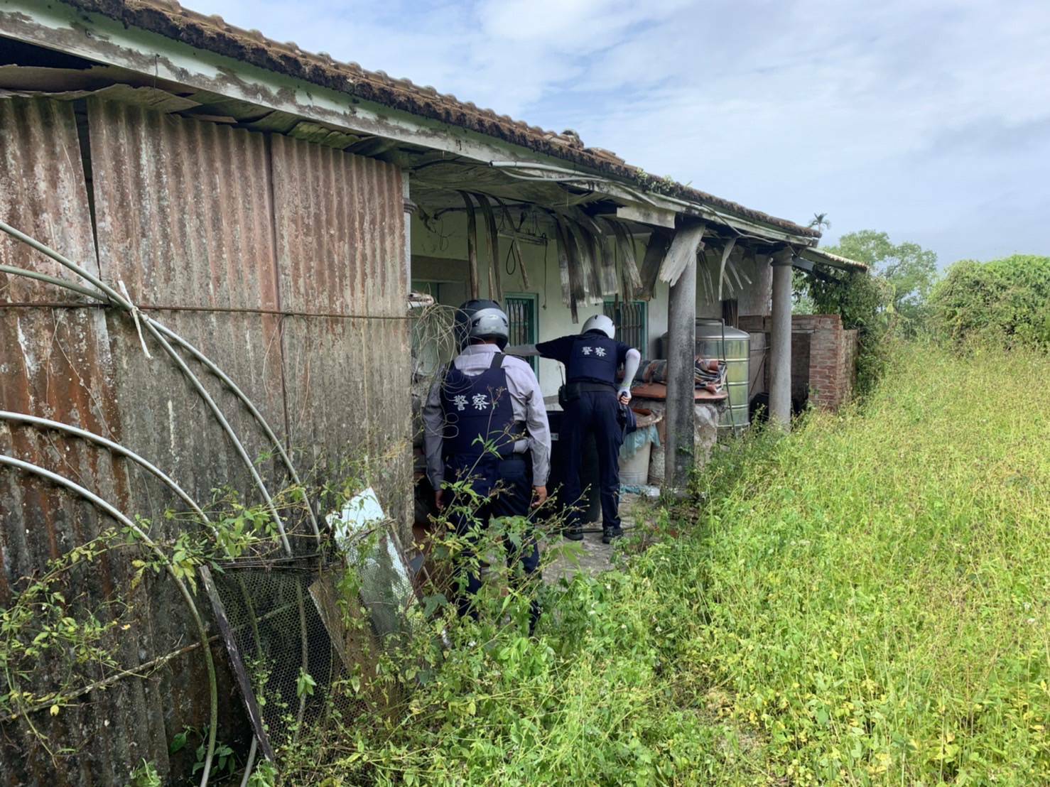 玉井警落實清查山區空屋 工寮  強化治安工作