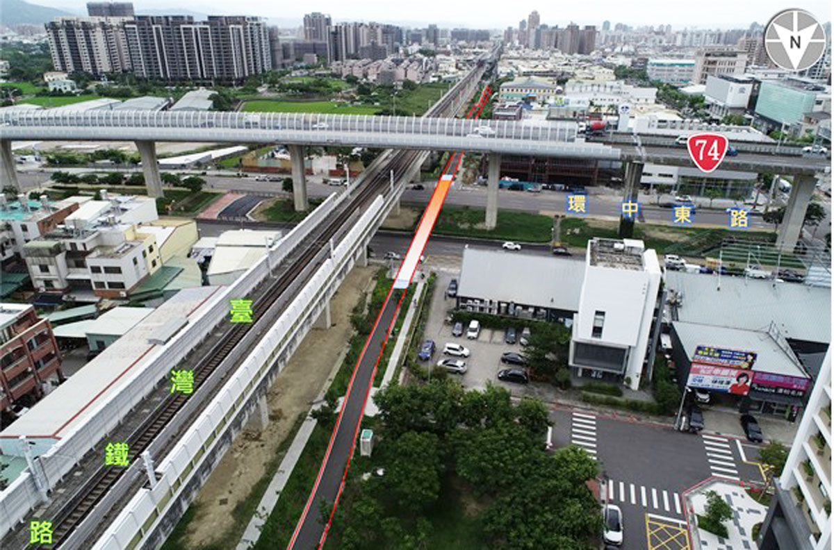 台中鐵路高架增加綠帶  打造21.7公里綠空廊道