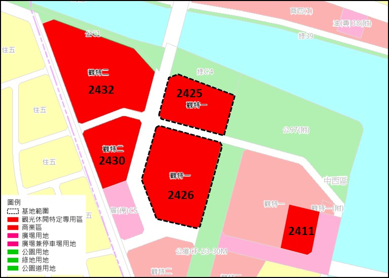 南市府公告中國城暨運河星鑽地區剩餘可建築土地，預計6月29日開標招標！