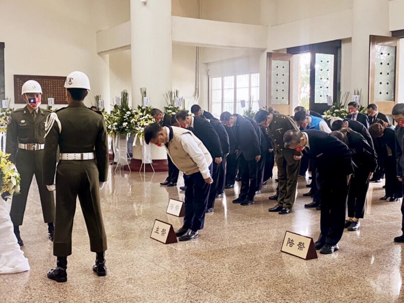 慎終追遠悼念在臺亡故榮民　輔導會在新竹軍人忠靈祠舉行北區春季祭悼典禮