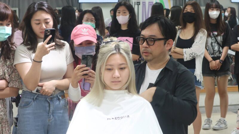 今夏日本流行髮型及彩妝　建國科大美容系師生大開眼界