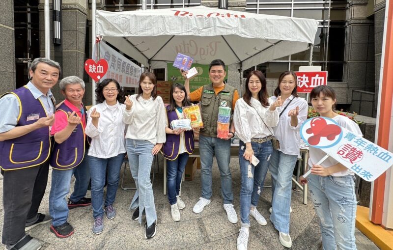「捐血一袋、救人一命」民進黨新竹市黨部辦捐血活動　陳建名籲捐血傳愛