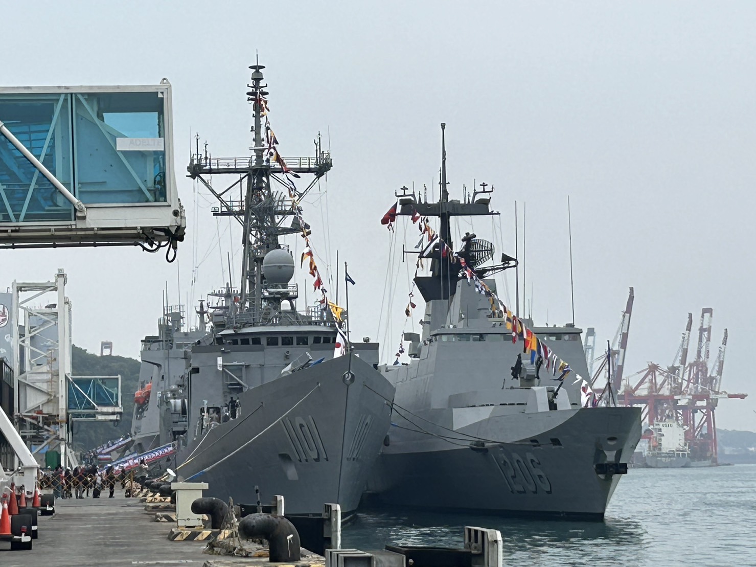 海軍敦睦遠航訓練支隊 基隆港一連兩天開放