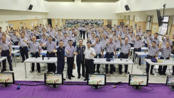 126名義警助力全民國防教育｜汐止分局「義警中隊常年訓練」陣容強大