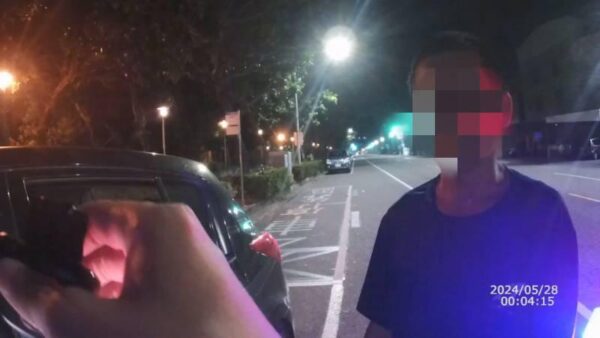 男子護友人  主動向鼓山警坦承通緝