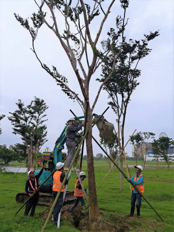 凱米颱風過後，工務局全力動員恢復交通與市容
