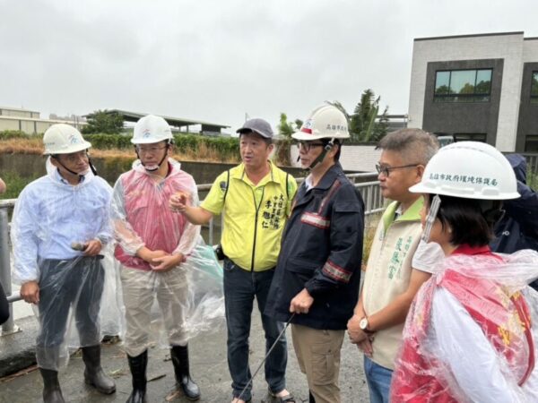 康芮颱風來襲   陳其邁親赴岡山大社視察防汛工作