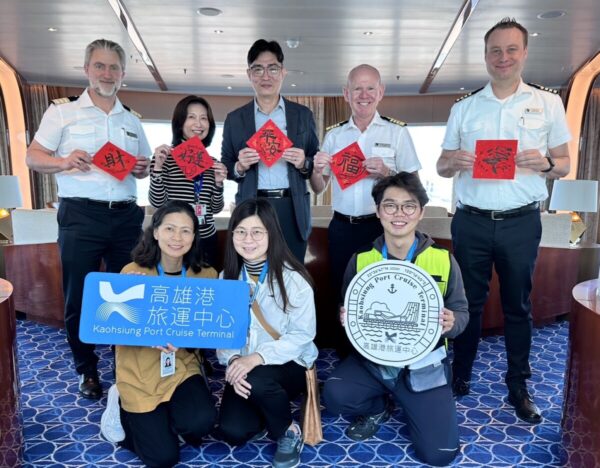 高雄港旅運中心再締紀錄 璽寶安可號與挪威天空號首航雙輪同抵高雄港