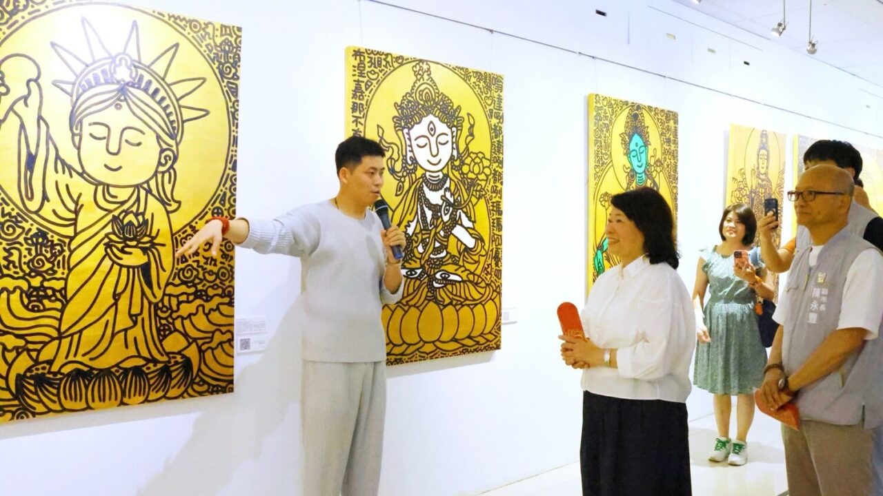 佛誕節結合藝術展　黃敏惠：讓大眾輕鬆親近佛法